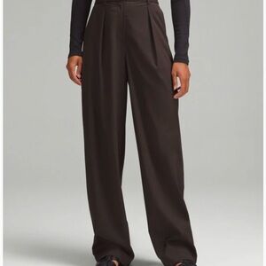Barely Worn Lululemon Pleat Front High Rise Trousers